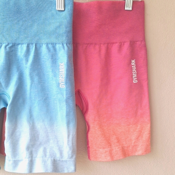 Gymshark Lot Of Two Adapt Ombre Seamless Women's Shorts Size S - Picture 7 of 10